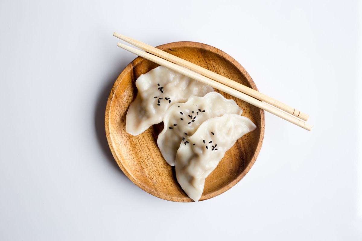 Dumplings at Em En Caffe Lahore