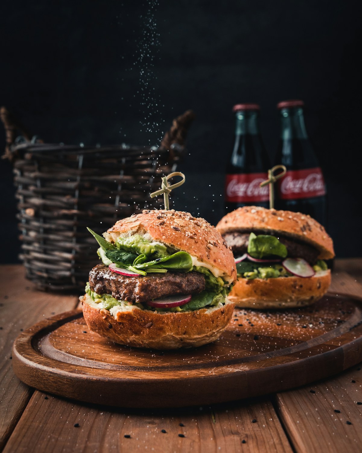 Smash Beef Burger at Em En Caffe Lahore