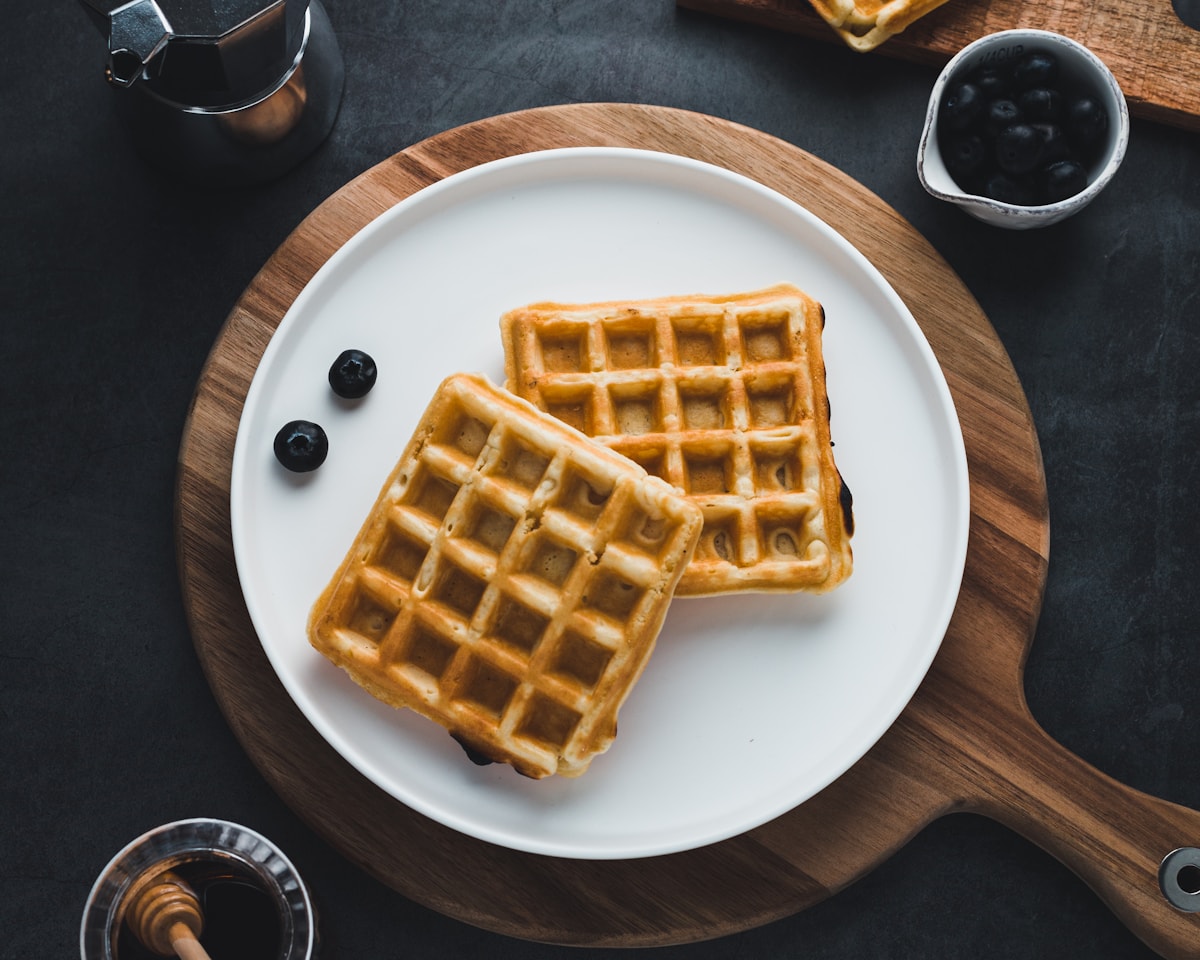 Belgian Waffle at Em En Caffe Lahore