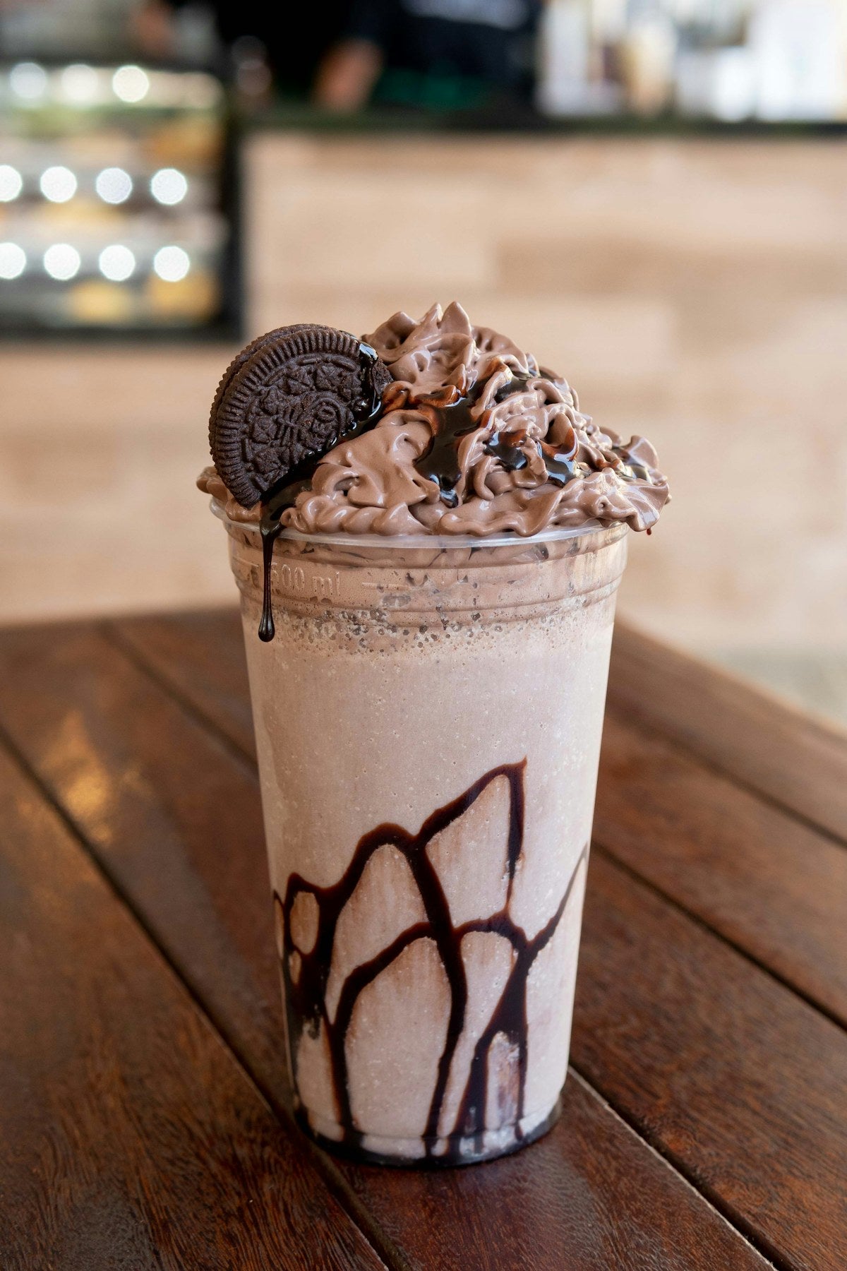Red Velvet Frappé at Em En Caffe Lahore